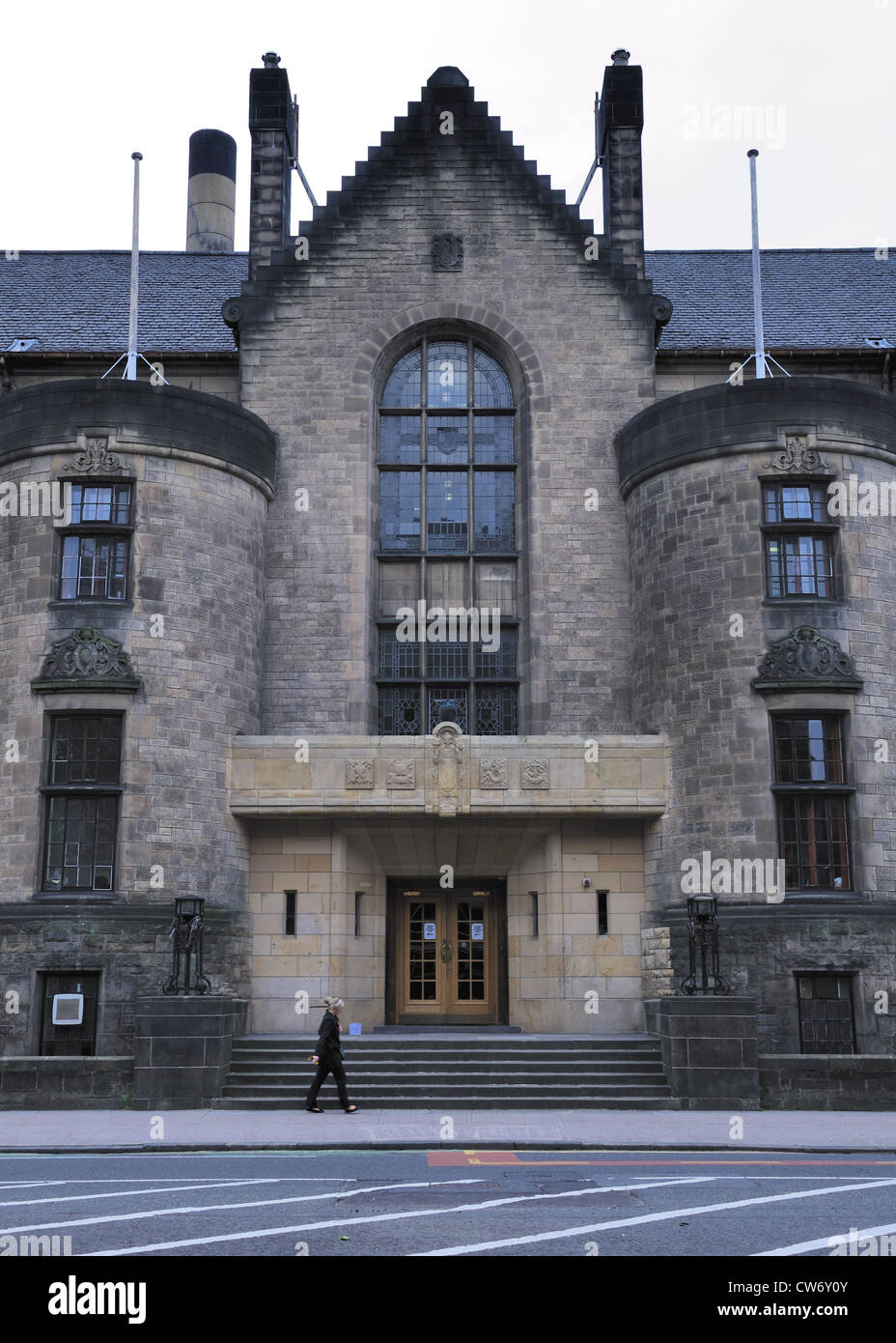 El edificio de la Unión Universitaria de Glasgow (GUU) en University Avenue, Escocia, Reino Unido, Europa. Foto de stock