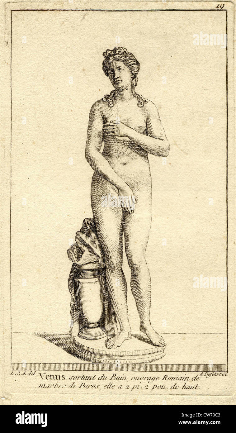 La mitología romana. Venus. Foto de stock