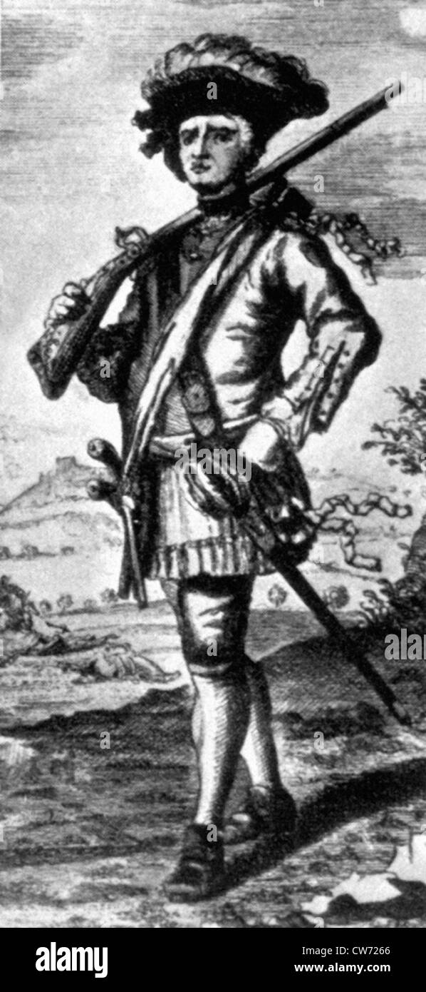 Sir Henry Morgan (1653-1688) Foto de stock