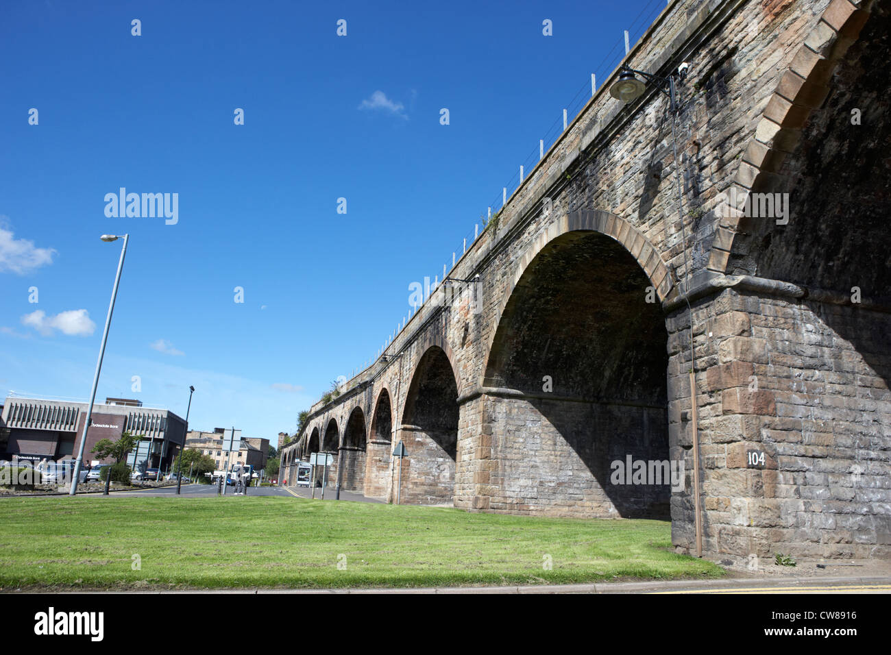 Viaducto Ferroviario kilmarnock Escocia uk reino unido Foto de stock