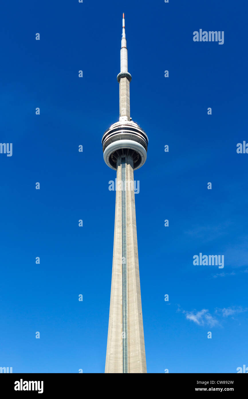 La Torre CN, Toronto, Ontario, Canadá Foto de stock