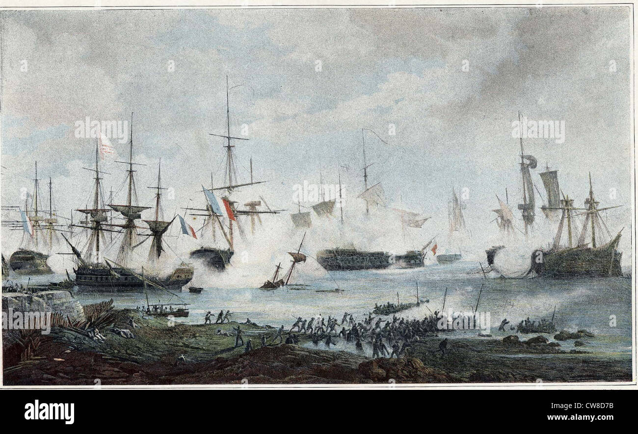 La Primera Batalla De Algeciras Fotos e Imágenes de stock Alamy