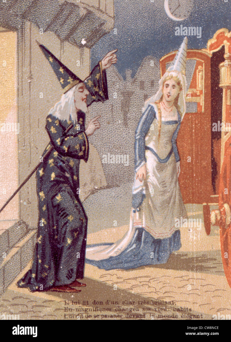 Los cuentos de Charles Perrault, Cinderella ilustraciones Fotografía de