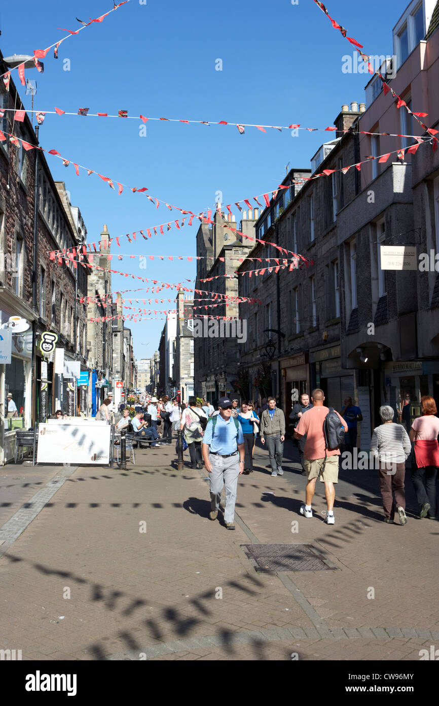 Rose Street Edimburgo Scotland Reino Unido reino unido Foto de stock