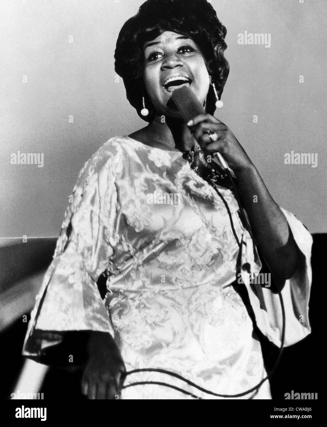 Aretha Franklin, 1977. Cortesía: CSU Archives/Everett Collection Foto de stock