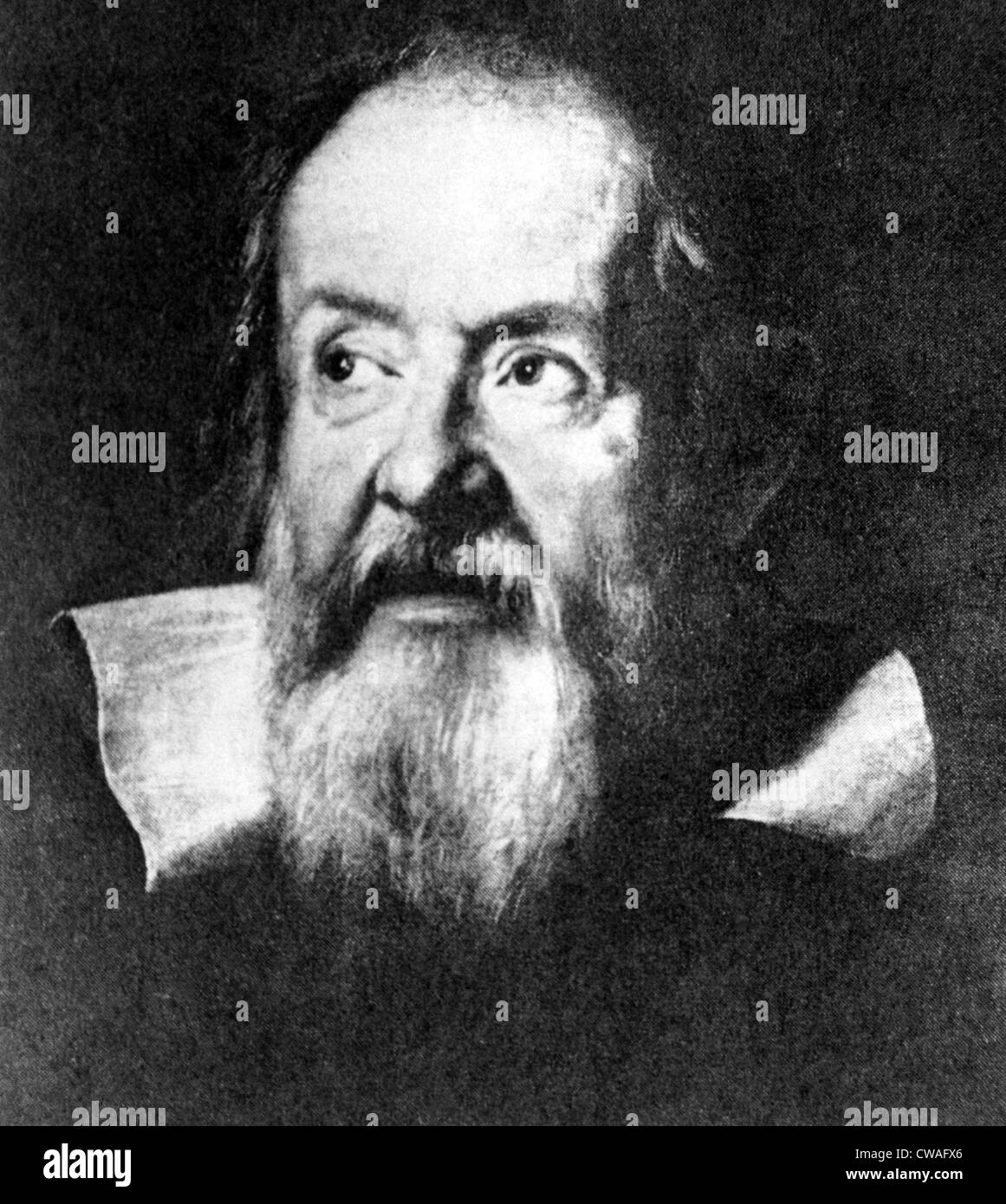 Galileo Galilei, físico y astrónomo italiano en 72 años. Ca 1636.cortesía: CSU Archives/Everett Collection Foto de stock