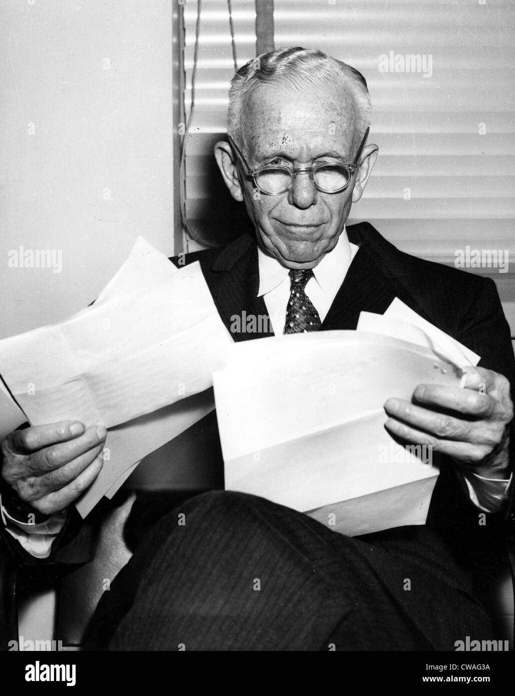 El general George C. Marshall (retirado) en el decenio de 1950. Cortesía: CSU Archives / Everett Collection Foto de stock