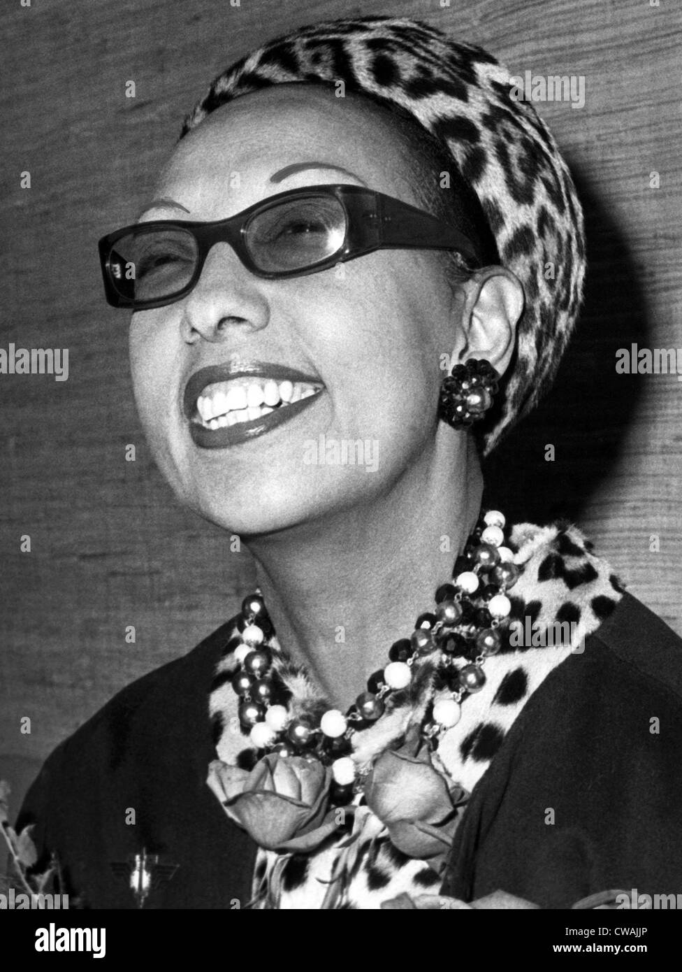 Josephine Baker, 1964. Cortesía: CSU Archives/Everett Collection Foto de stock