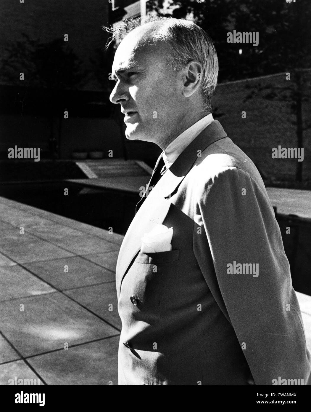 PHILIP JOHNSON, circa 1950. Cortesía: CSU Archives / Everett Collection Foto de stock