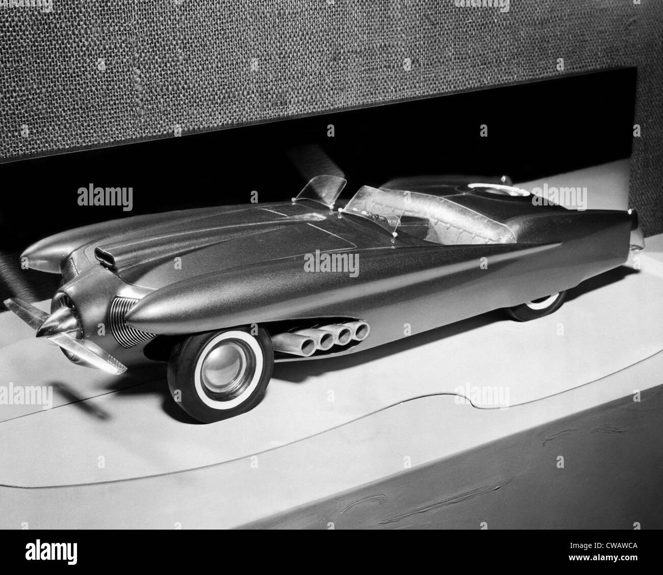 Modelo de arcilla de un Ford 'sueño' car, 1952. Cortesía: CSU Archives/Everett Collection Foto de stock