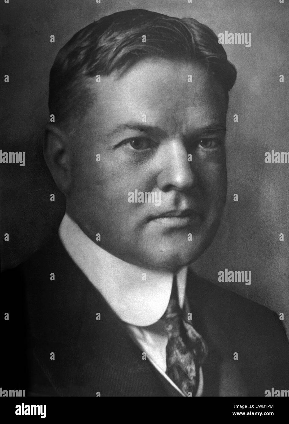 Herbert Hoover (1874-1964), el Presidente de los Estados Unidos (1929-1933) Foto de stock