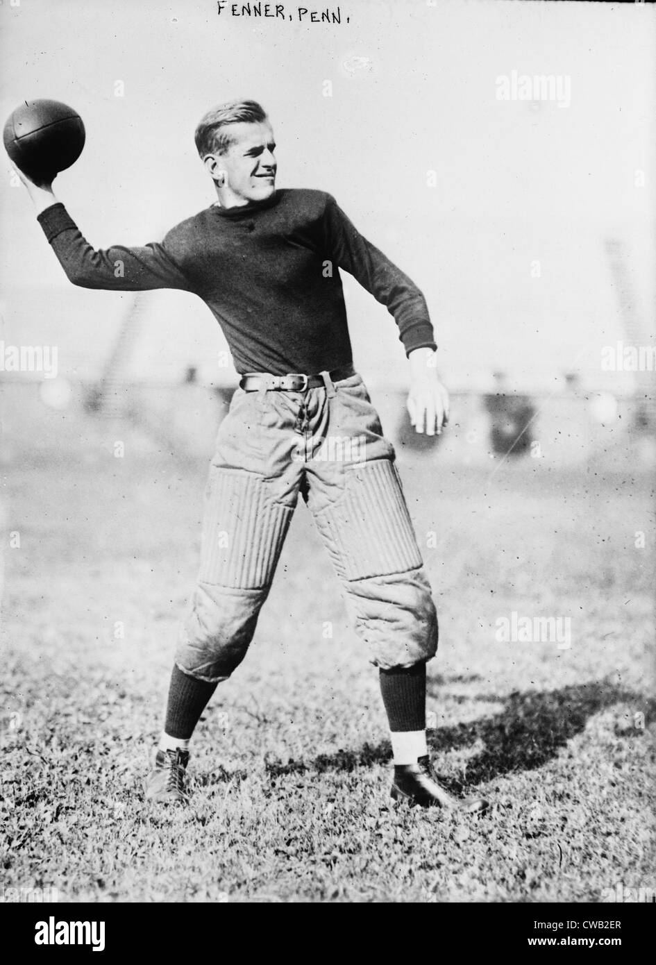 Fútbol, Fenner, de la Universidad de Pennsylvania, circa 1910-1915. Foto de stock