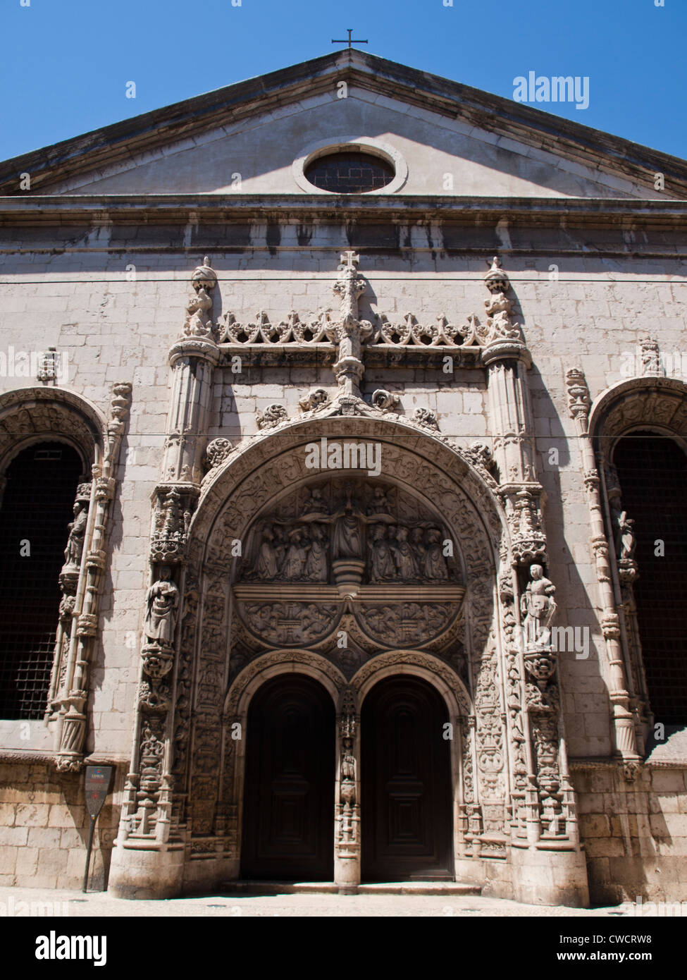Iglesia de Conceicao Velha fachada Foto de stock