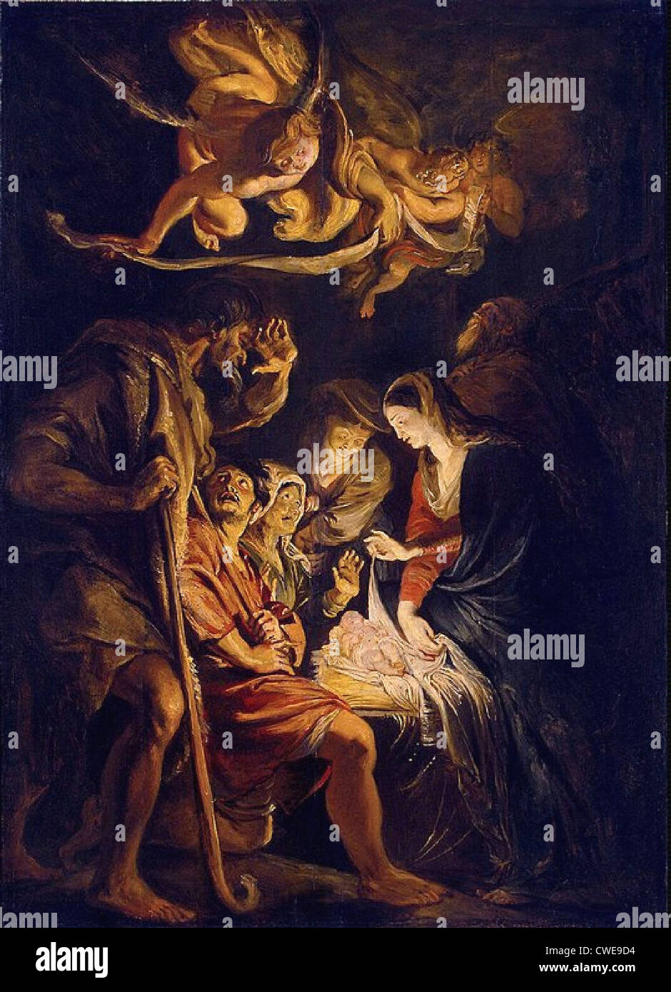 Rubens adoración de los imágenes de alta resolución - Alamy