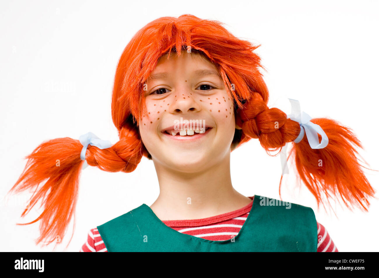 Berlín, niñas vestidas como Pippi Calzaslargas Fotografía de stock - Alamy