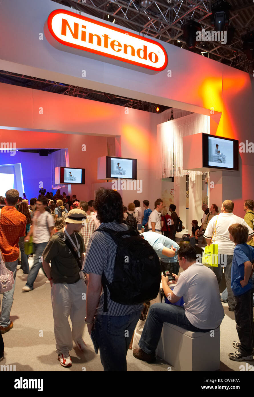 Leipzig - Stand de Nintendo en la Games Convention Fotografía de stock -  Alamy