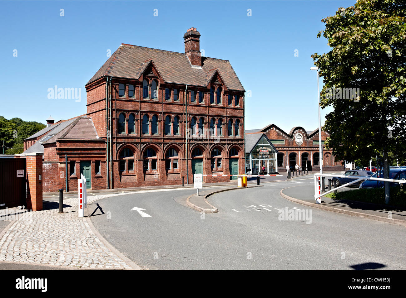 Black Country Living Museum, cerca de Dudley. Un museo con edificios victorianos y atracciones. Foto de stock