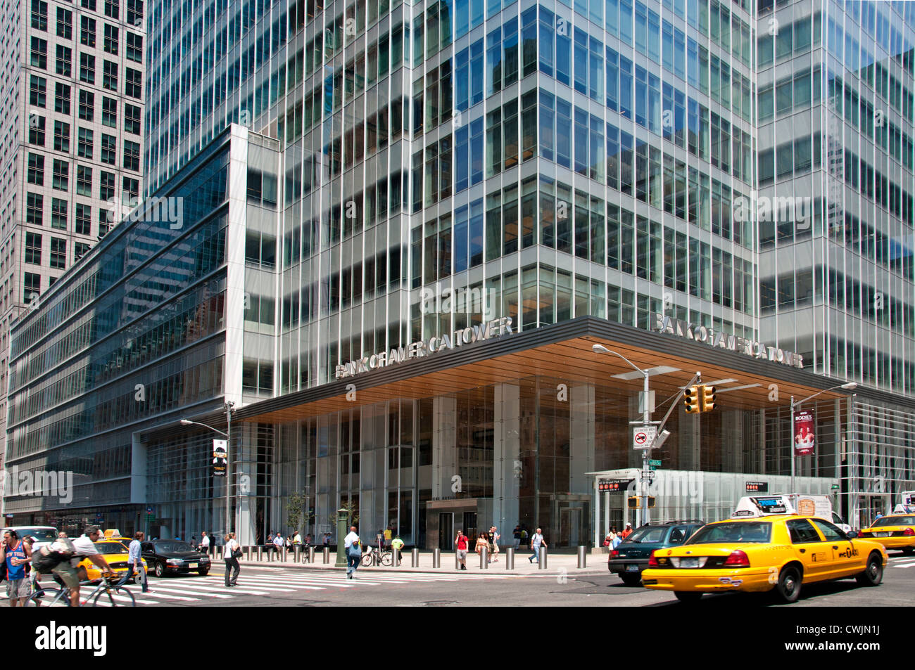 Bank of America 6th Avenue en Nueva York Manhattan Fotografía de stock