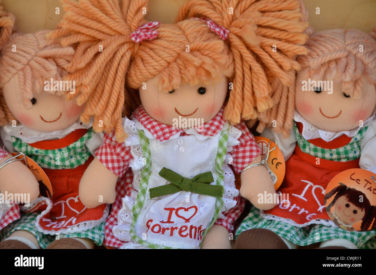 Muñecas de Sorrento, Italia Foto de stock
