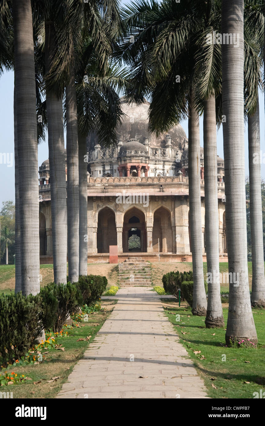 Muhammad Shad tumba, Lodi Gardens, en Delhi, India Foto de stock