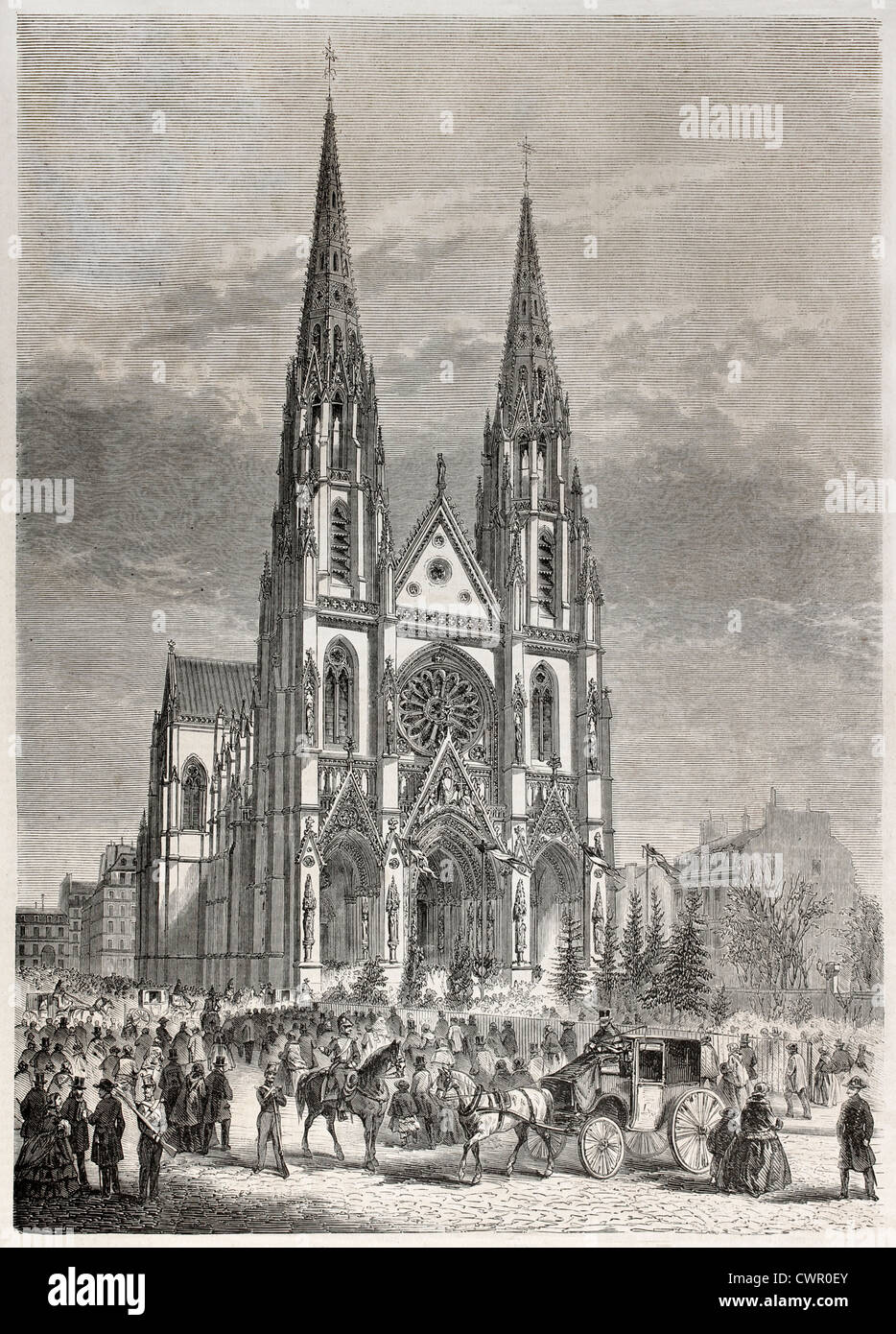 Basílica de Santa Clotilde, París Fotografía de stock - Alamy