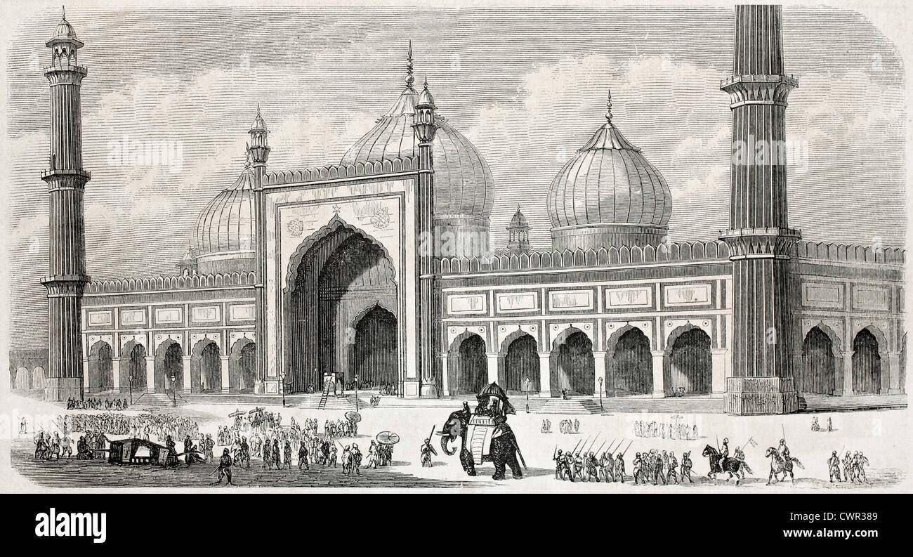 Jama Masjid Foto de stock