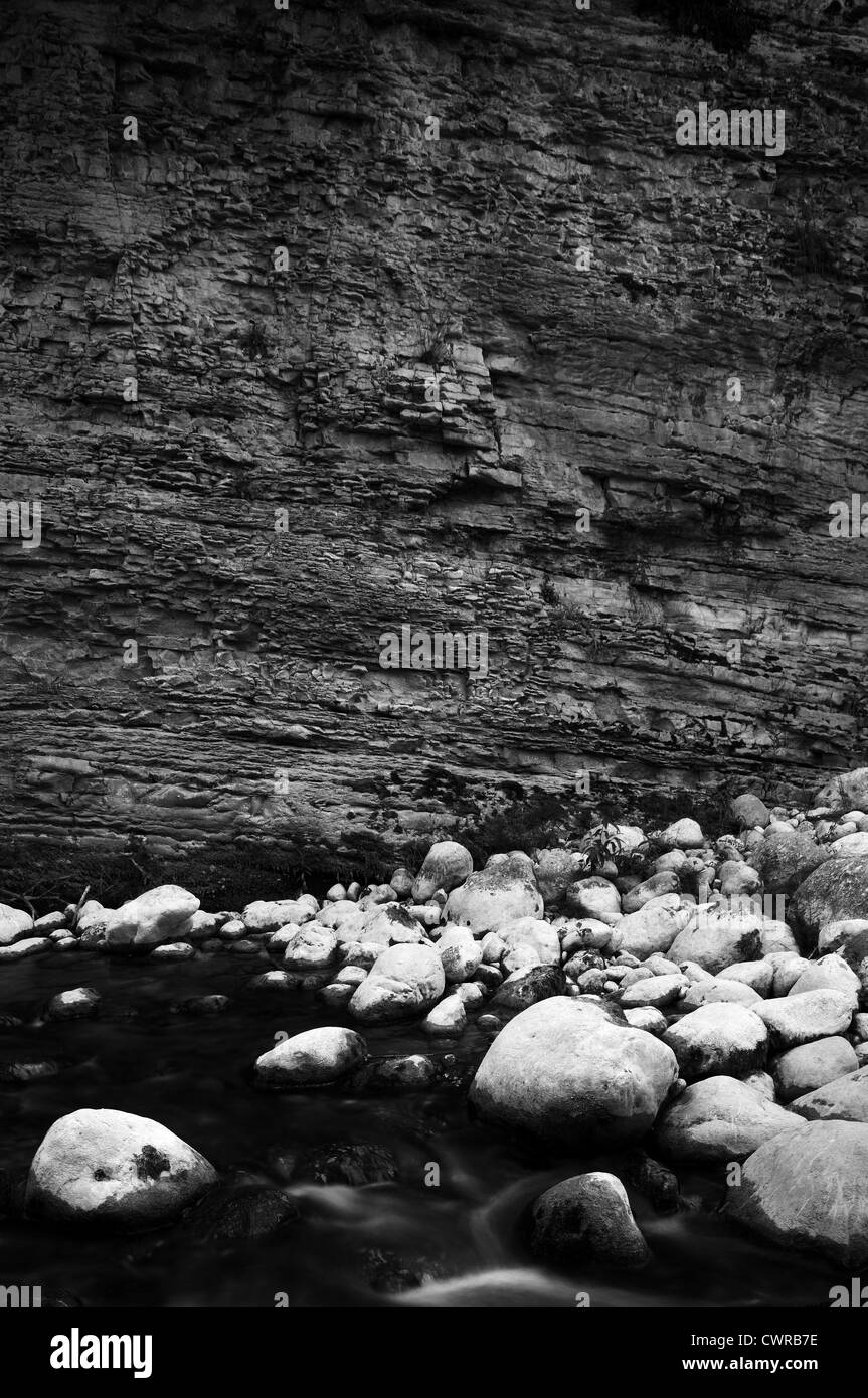 Piedras de río Foto de stock