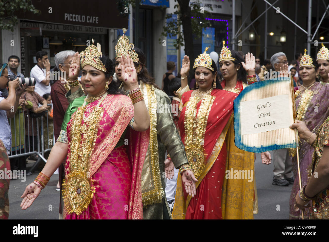2012: Desfile del Día de la independencia de la India en Madison Ave. en NYC. Foto de stock