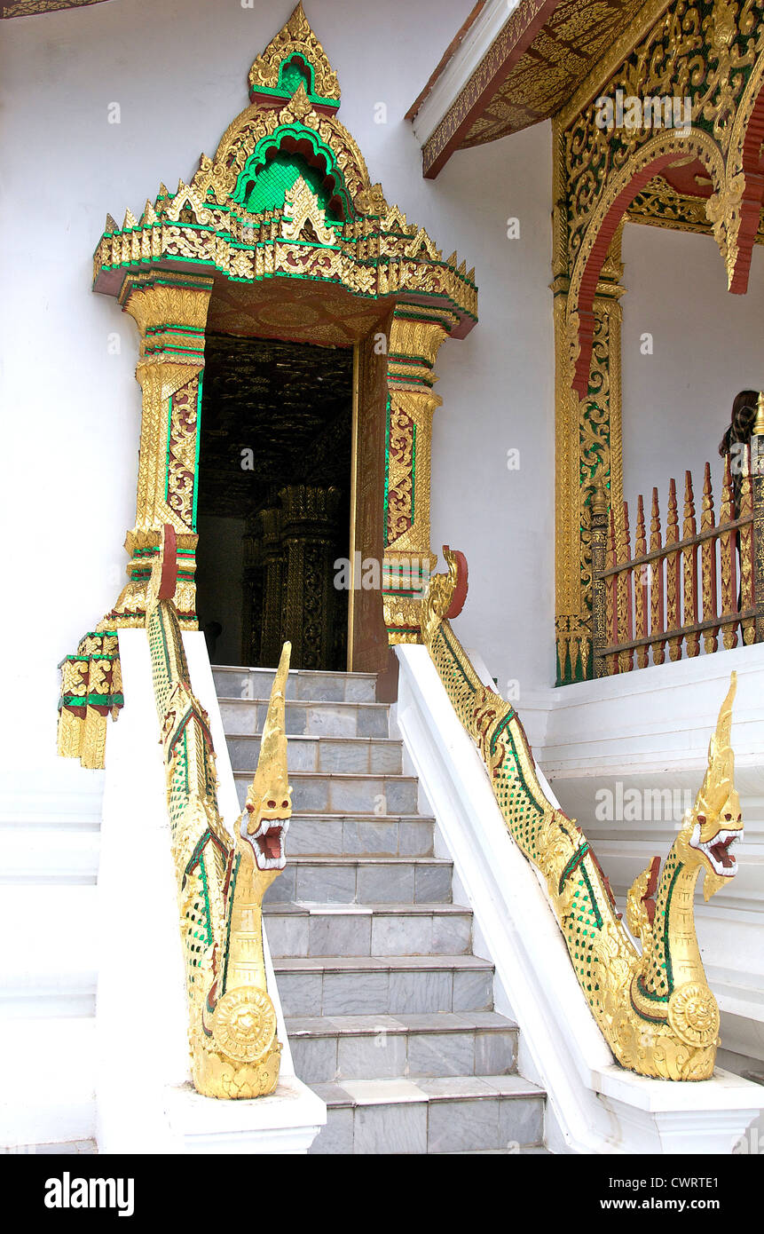 Templo de Luang Prabang Laos Foto de stock