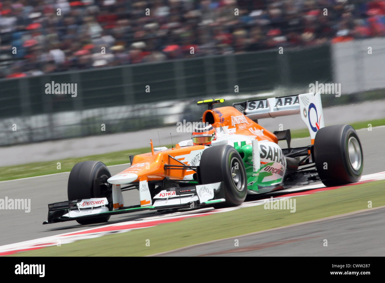 Nico Hulkenberg (Force India F1) Gran Premio de Gran Bretaña en Silverstone, Reino Unido. Fórmula Uno, F1 Foto de stock