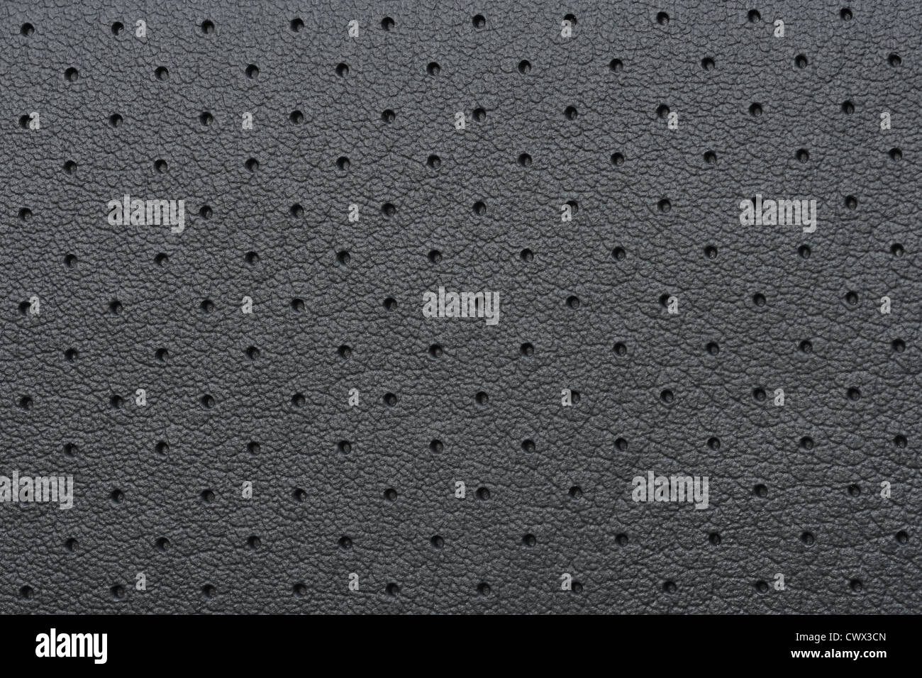 Cuero perforado negro o la textura de la piel Fotografía de stock - Alamy