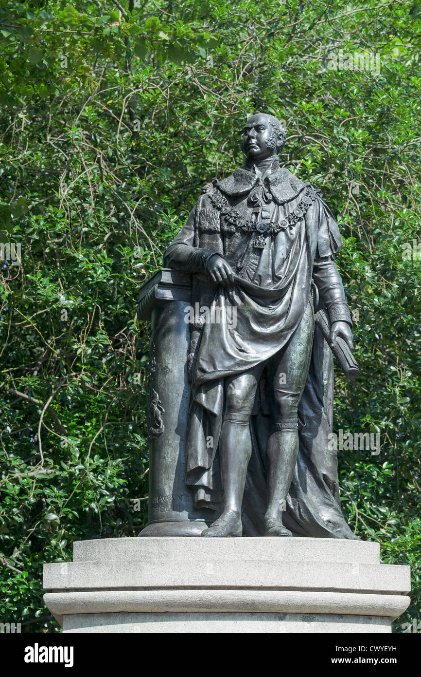 Estatua de Prince Edward Duque de Kent, Londres, Reino Unido. Foto de stock