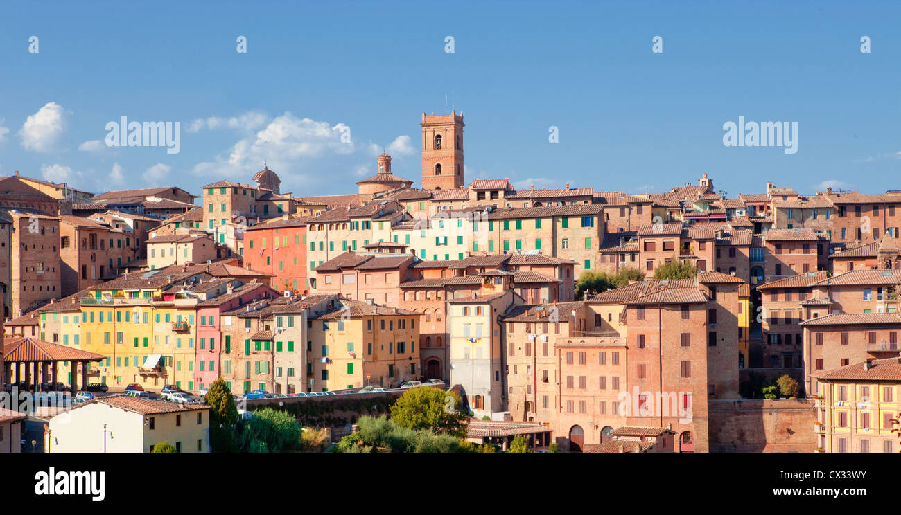 Italia, Toscana, Siena - La Ciudad Vieja Foto de stock