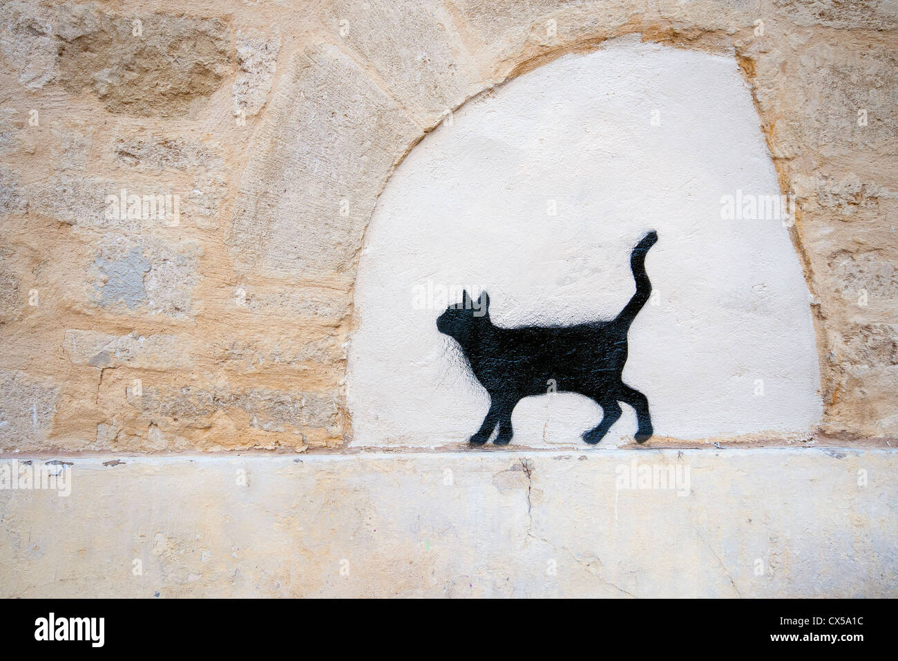 Gato pintado en piedra fotografías e imágenes de alta resolución - Alamy