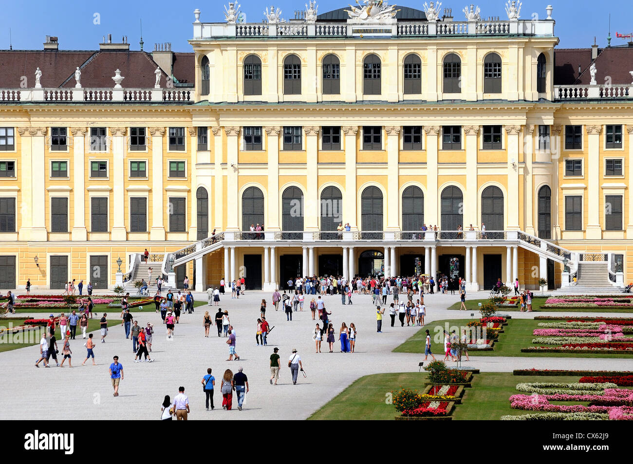 Palacio de Schonbrunn Viena Austria Europa Foto de stock