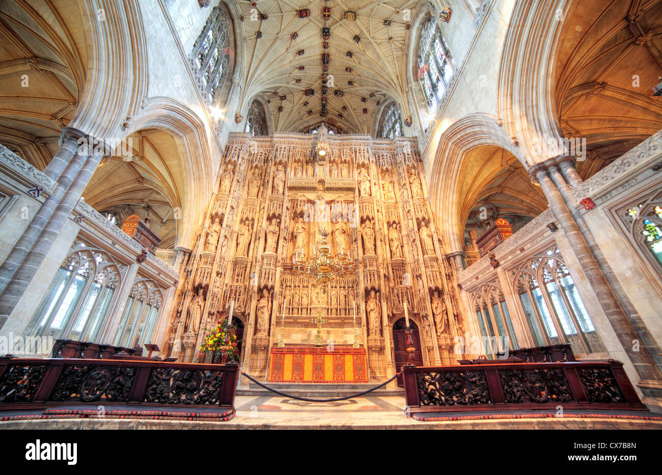 La Catedral de Winchester, Winchester, Hampshire, Reino Unido Foto de stock