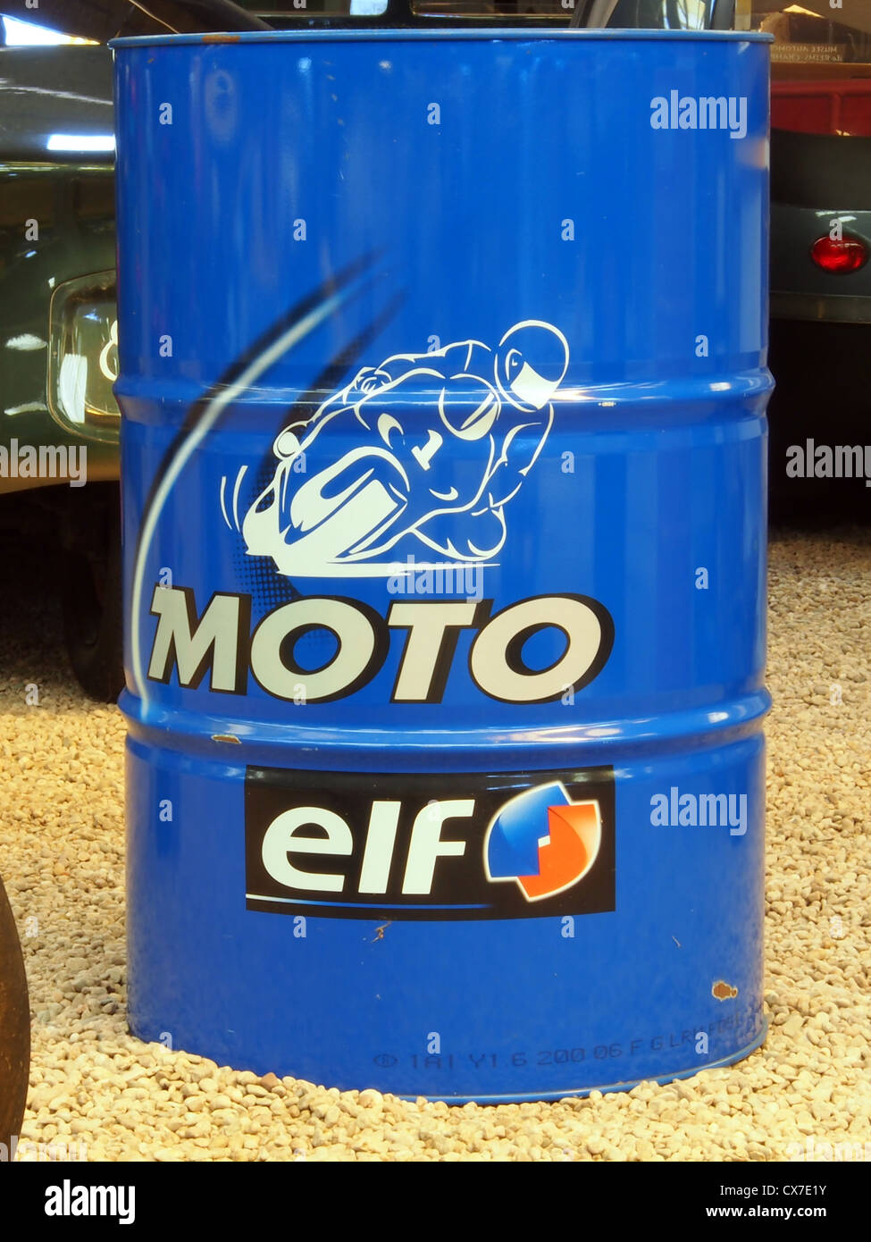 Tambor de ELF moto Foto de stock