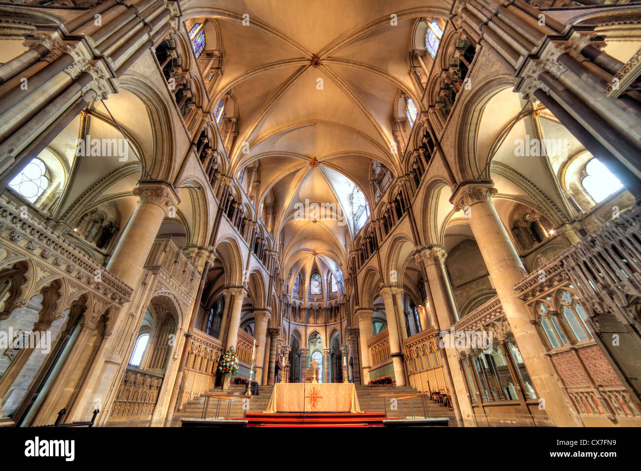 Interior de la Catedral de Canterbury, Canterbury, Kent, Inglaterra, Reino  Unido Fotografía de stock - Alamy