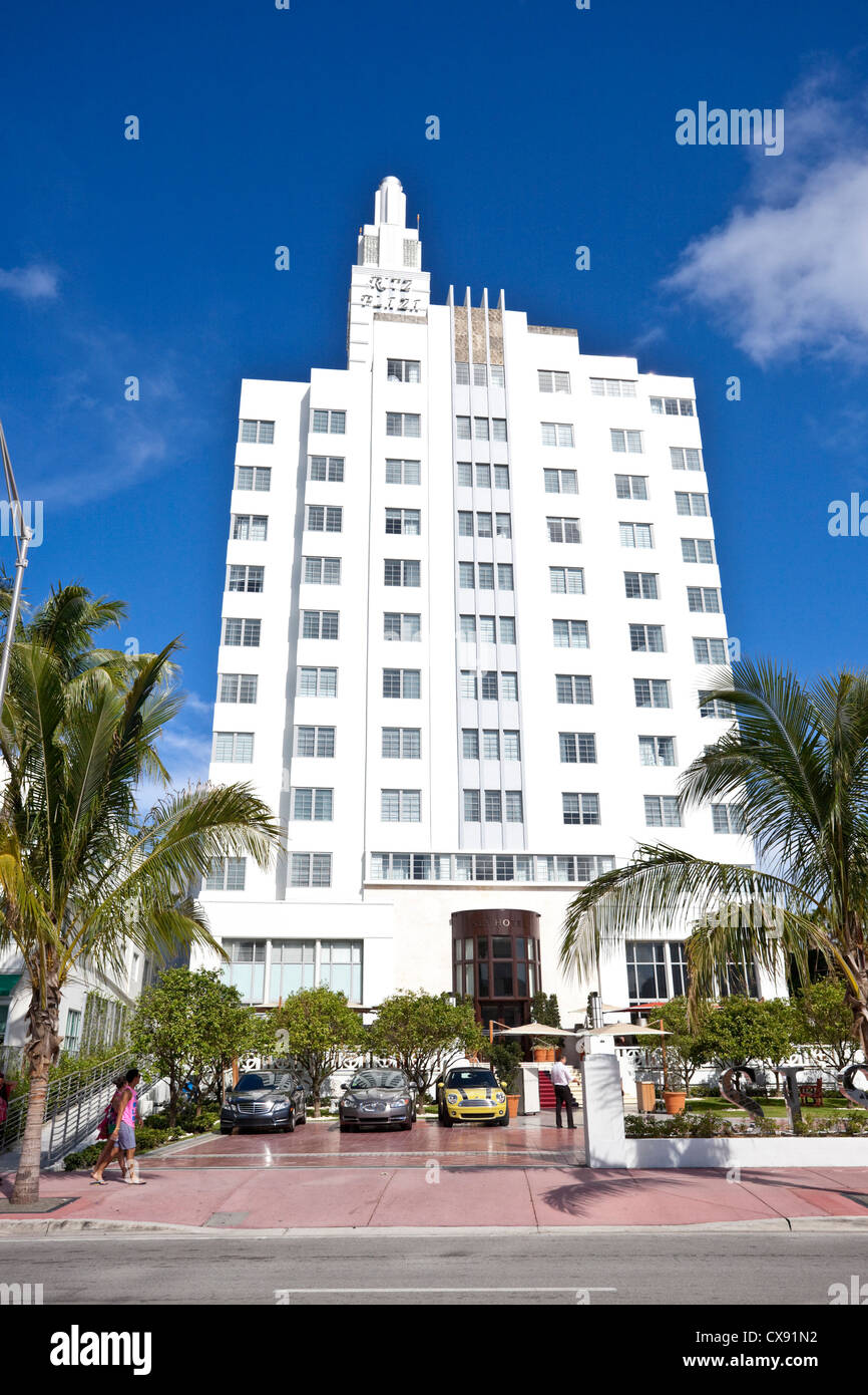 El Hotel Delano, Collins Avenue, South Beach, Miami Beach, Florida, EE.UU. Foto de stock