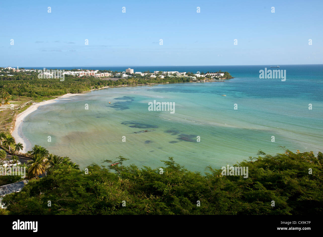 Antillas Francesas del Caribe Guadalupe Le Gosier Foto de stock