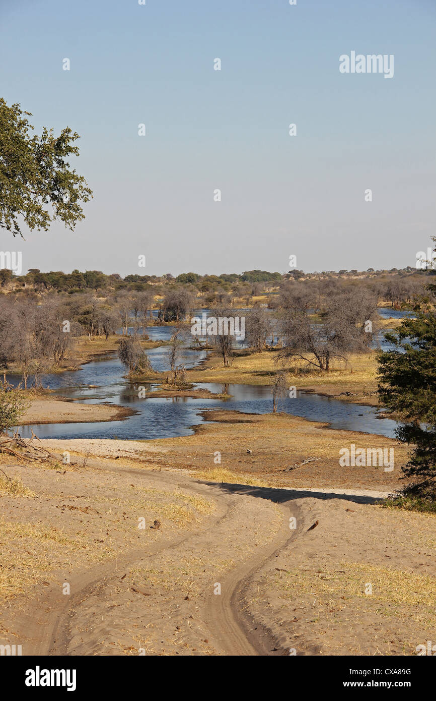 Botsuana makgadikgadi paisaje Foto de stock