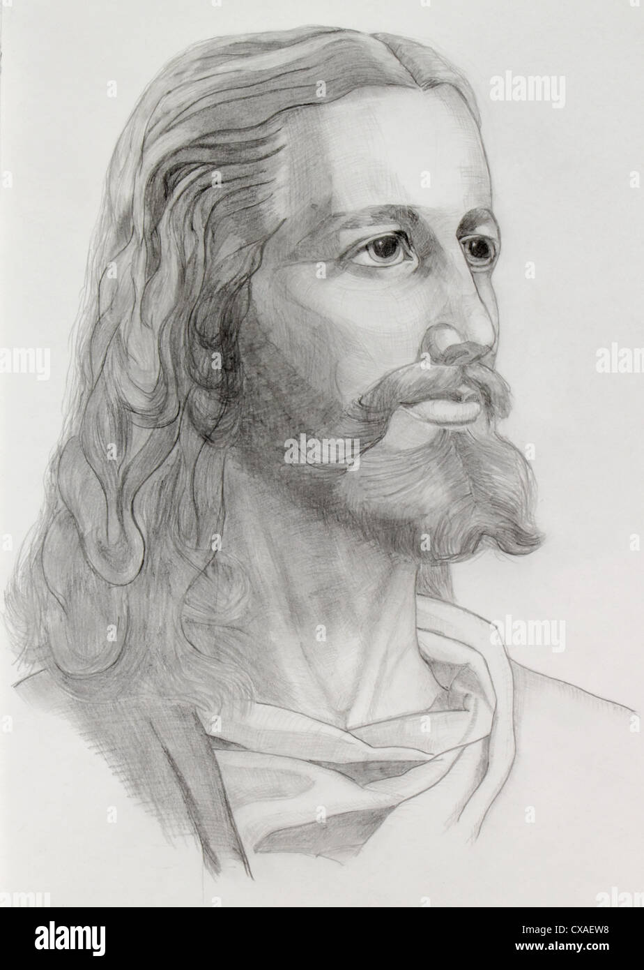 Dibujo a lápiz de jesús fotografías e imágenes de alta resolución - Alamy