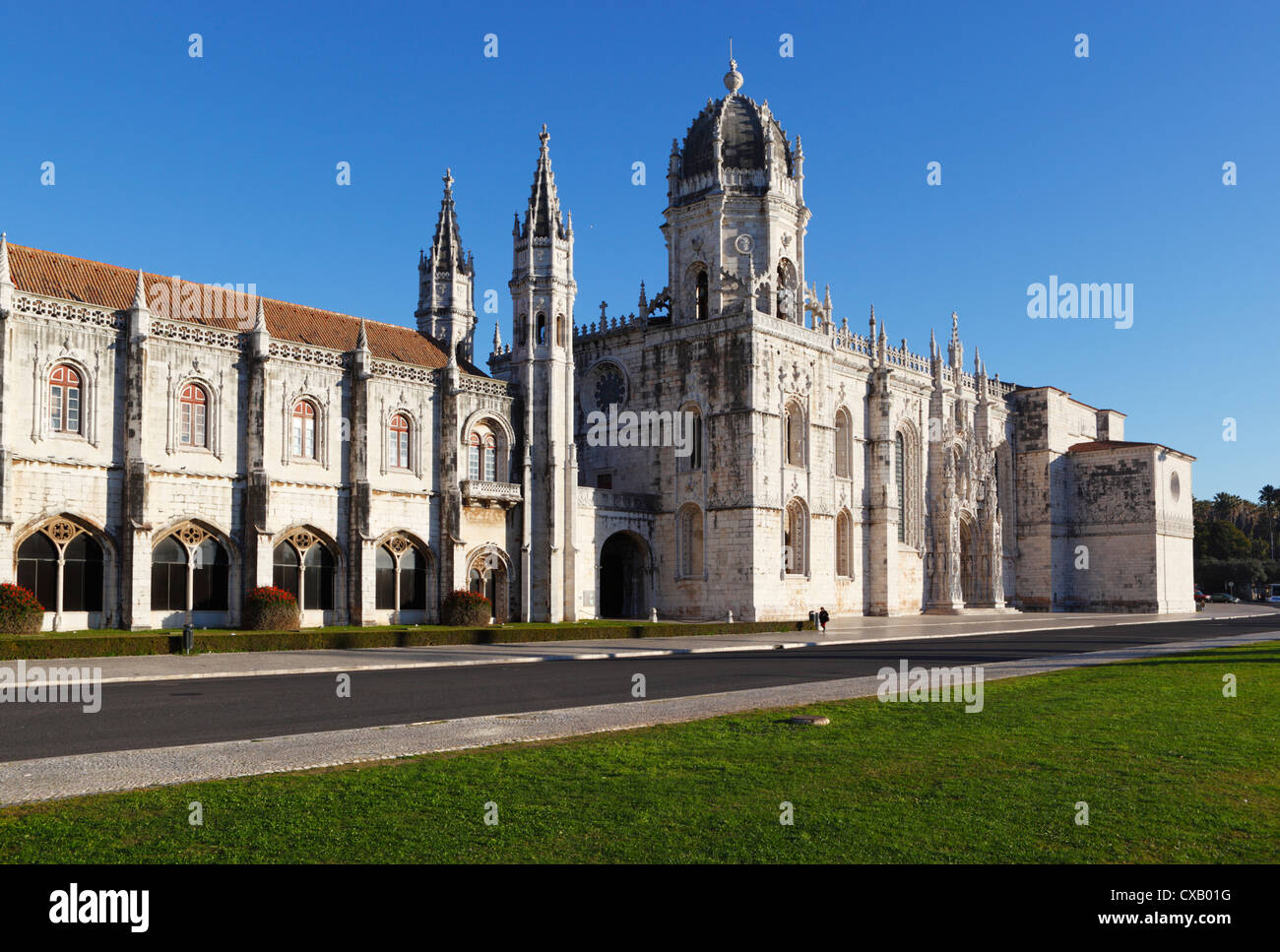 Mosteiro dos Jeronimos, Sitio del Patrimonio Mundial de la UNESCO, Belem, Lisboa, Portugal, Europa Foto de stock