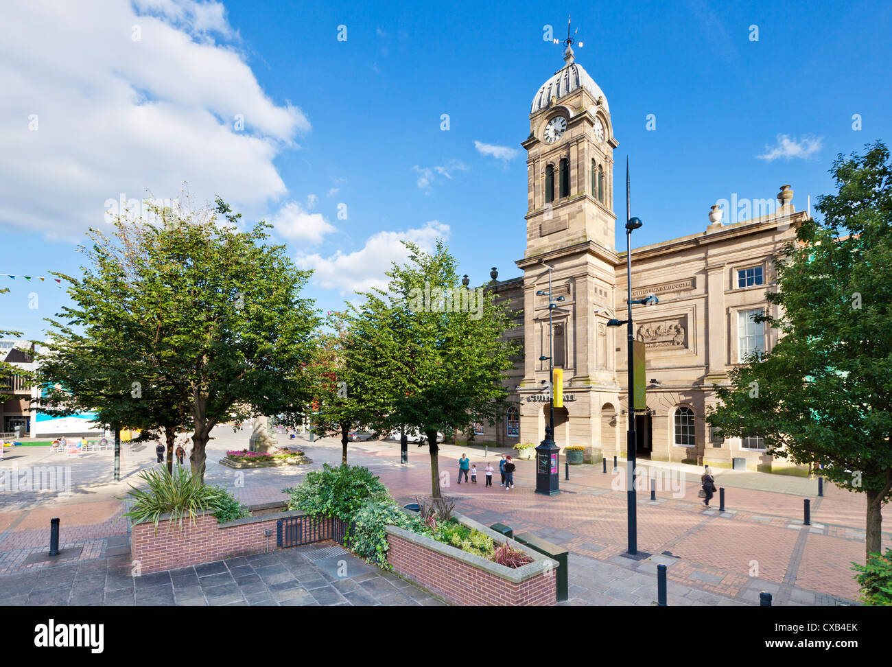 Derby Guildhall de teatro del centro de la ciudad de Derby Derbyshire, Inglaterra GB Europa UE Foto de stock