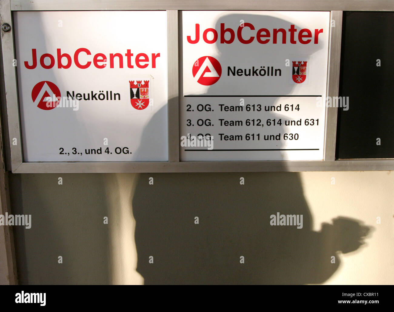 Berlín, símbolo Job Center Foto de stock