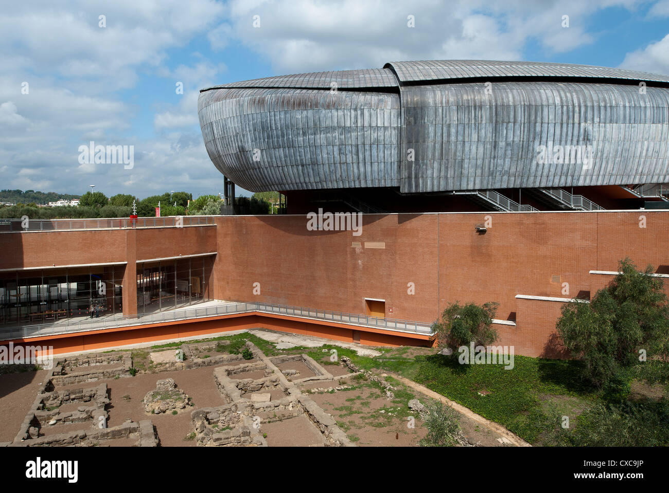 El Auditorio Parco della Musica, diseñado por el arquitecto Renzo Piano.  Roma, Italia, Europa Fotografía de stock - Alamy