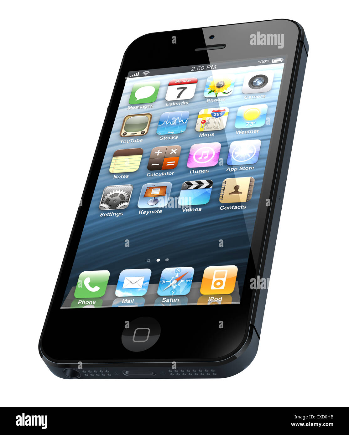 Nuevo Apple iPhone 5 fue lanzado a la venta por Apple Inc, 12 de septiembre  de 2012 Fotografía de stock - Alamy