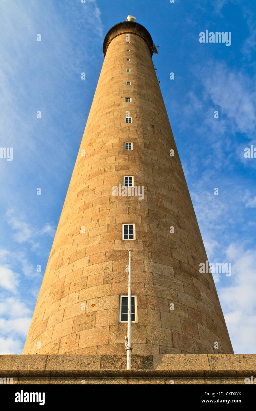 Francia Gatteville Barfleur-le-Faro Phare Normandía Foto de stock