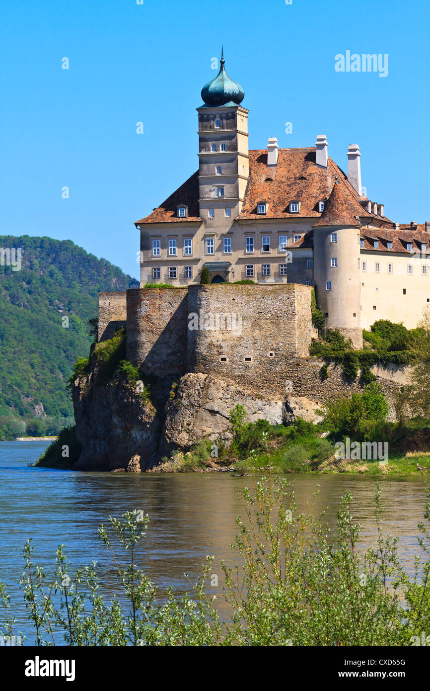 Schonbuhel Castillo en el valle del Danubio, Wachau, Austria Foto de stock