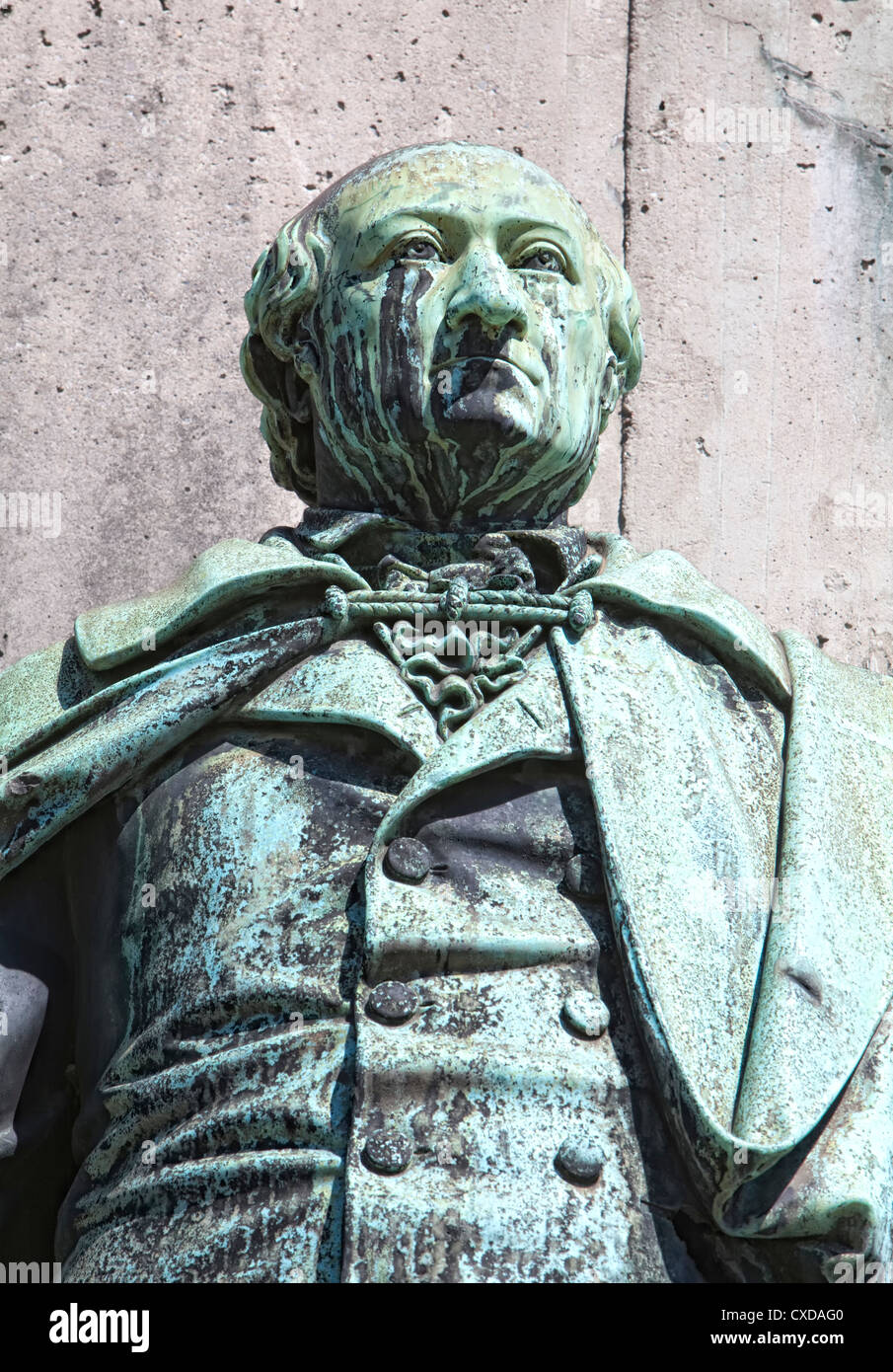 Estatua de Karl Sigmund Franz Freiherr von Stein zum Altenstein, 1770-1840, político prusiano, Colonia, Alemania, Europa Foto de stock